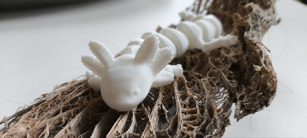 3D gedruckter Gecko (17,5 cm) aus PLA – bewegliche Echse, bemalbar – Bild 6